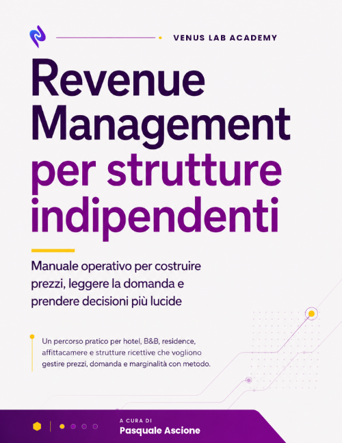 Copertina della guida «Revenue Management per strutture indipendenti»